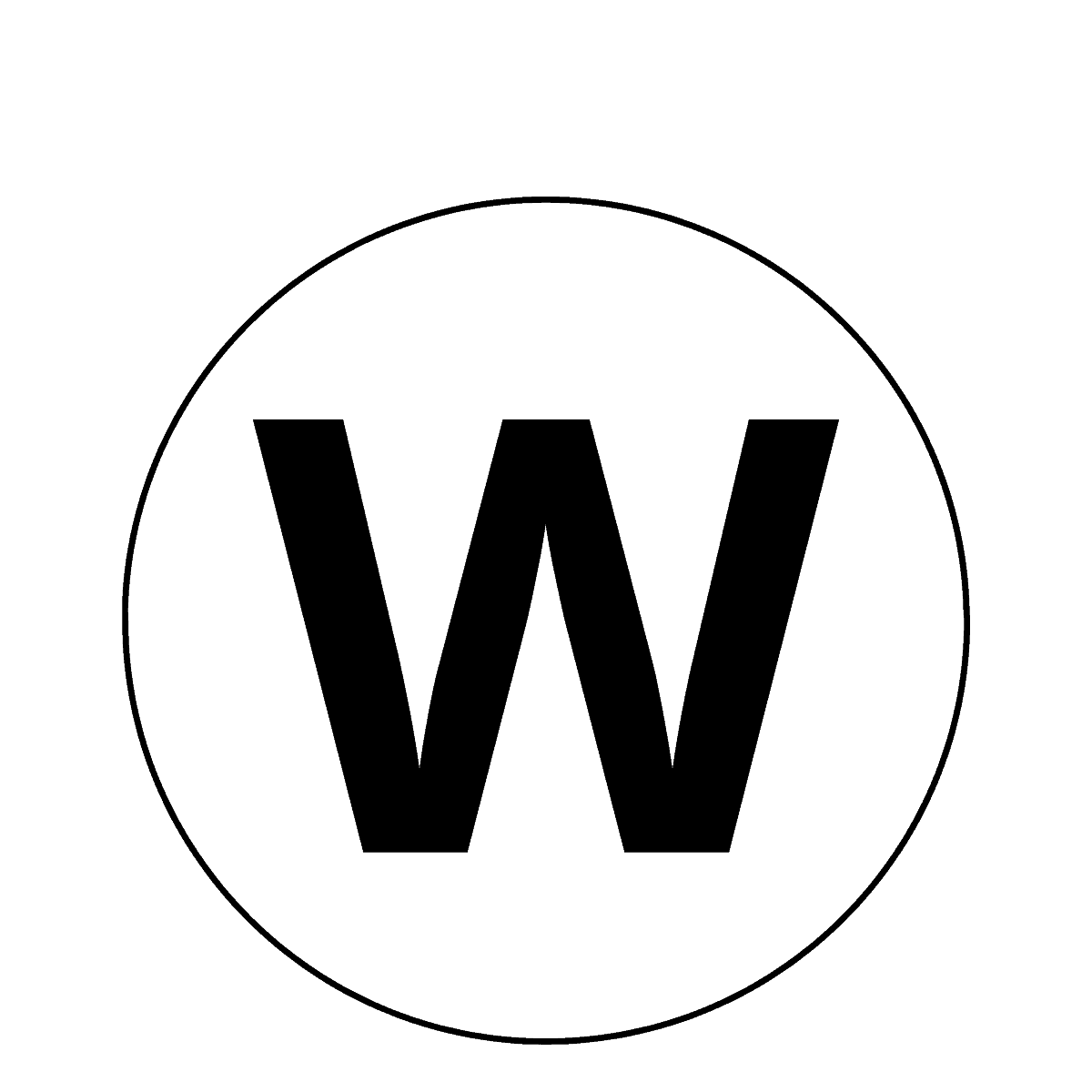 Dessin du logo WordPress